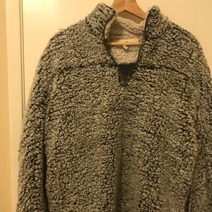 NWOT super soft shearling style pullover